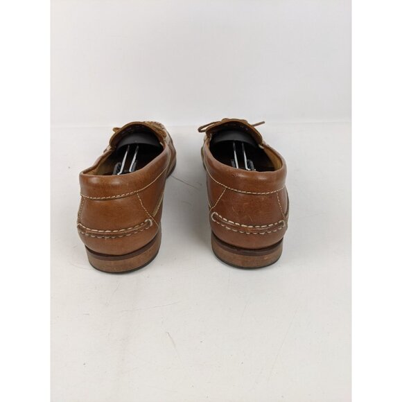 J. Alan Payne Leather Loafers Mens Size 13 Made in Brazil Tan Brown - Picture 3 of 9